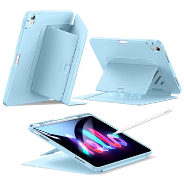 Coque magnétique Flip iPad Air 13" (M4) 2026 avec support pour stylet - Sky Blue