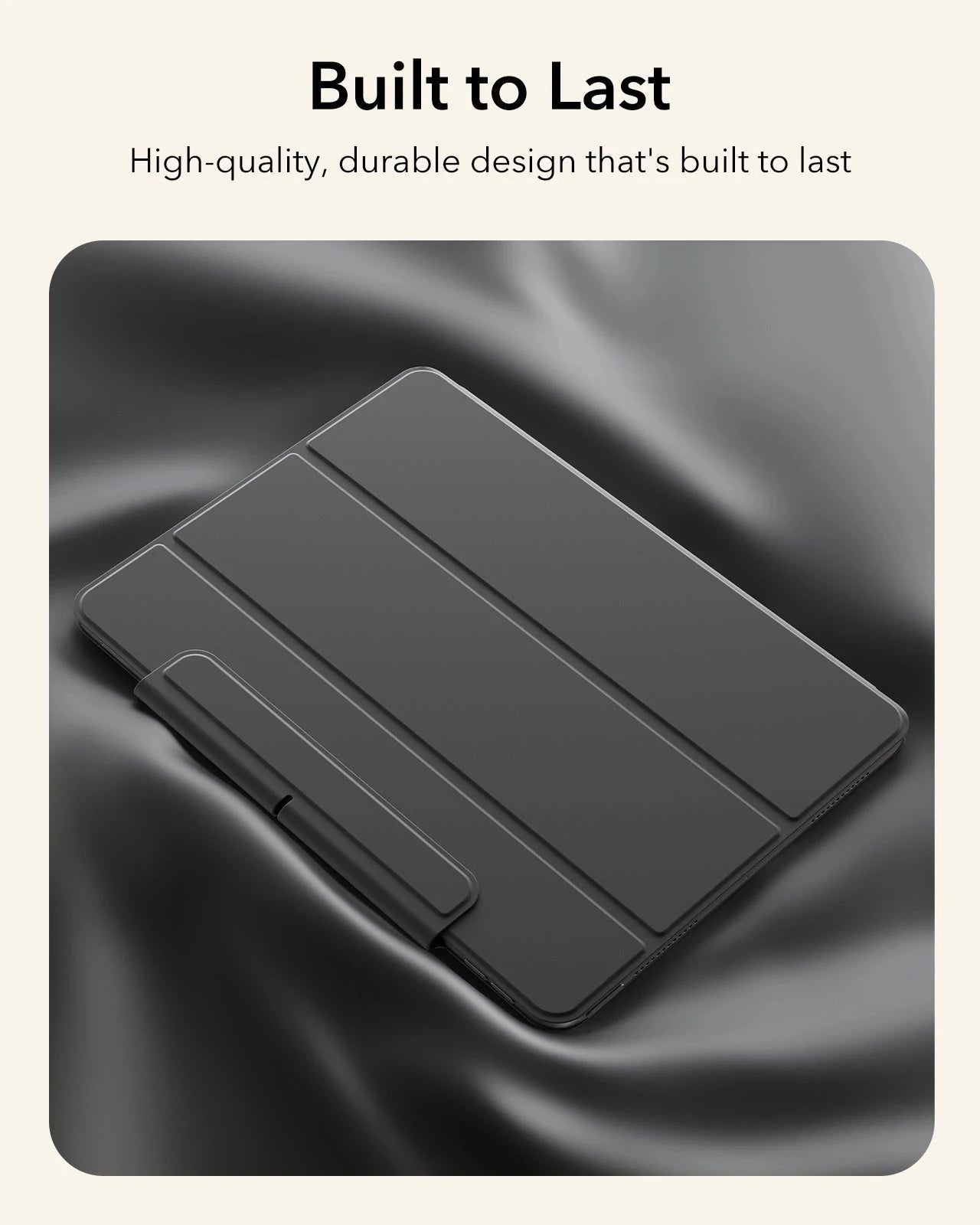 iPad Air 13" (M4) 2026 Rebound Magnetic Case - Black ESR ESR