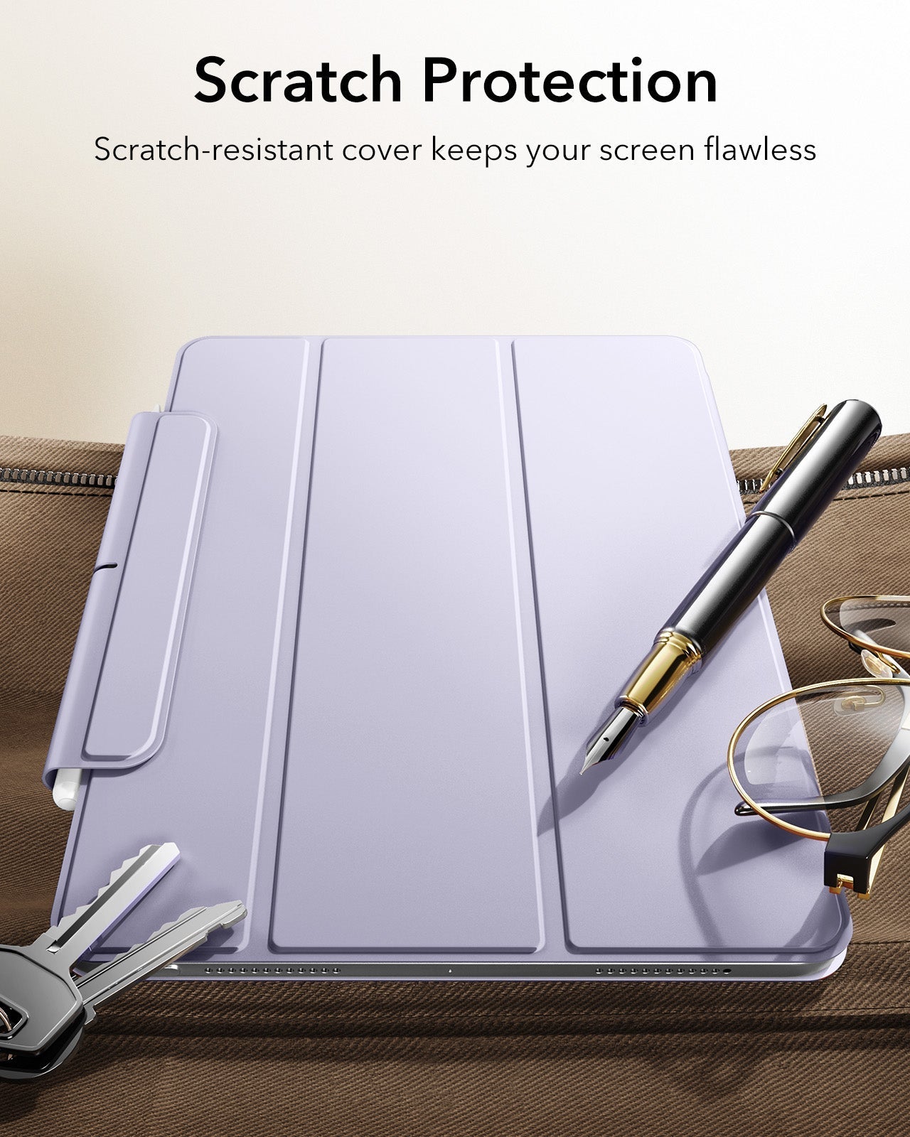 iPad Air 13" (M4) 2026 Rebound Magnetic Case - Light Purple ESR ESR