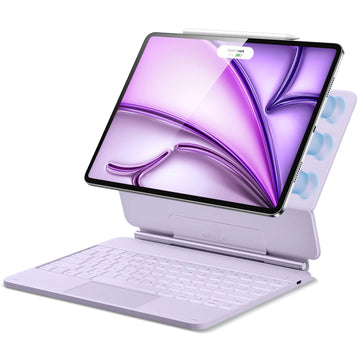 iPad Air 13” (M4) 2026 Rebound Magnetic Keyboard Case - US Layout-Purple ESR ESR