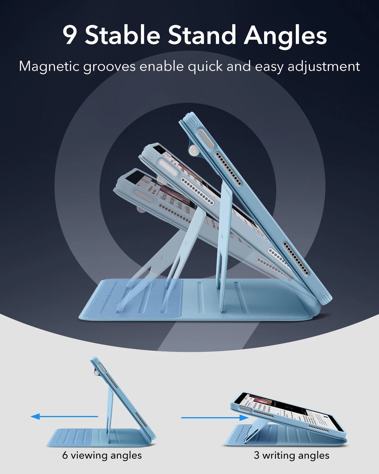iPad Air 13" (M4) 2026 Shift Magnetic Case - Blue ESR ESR