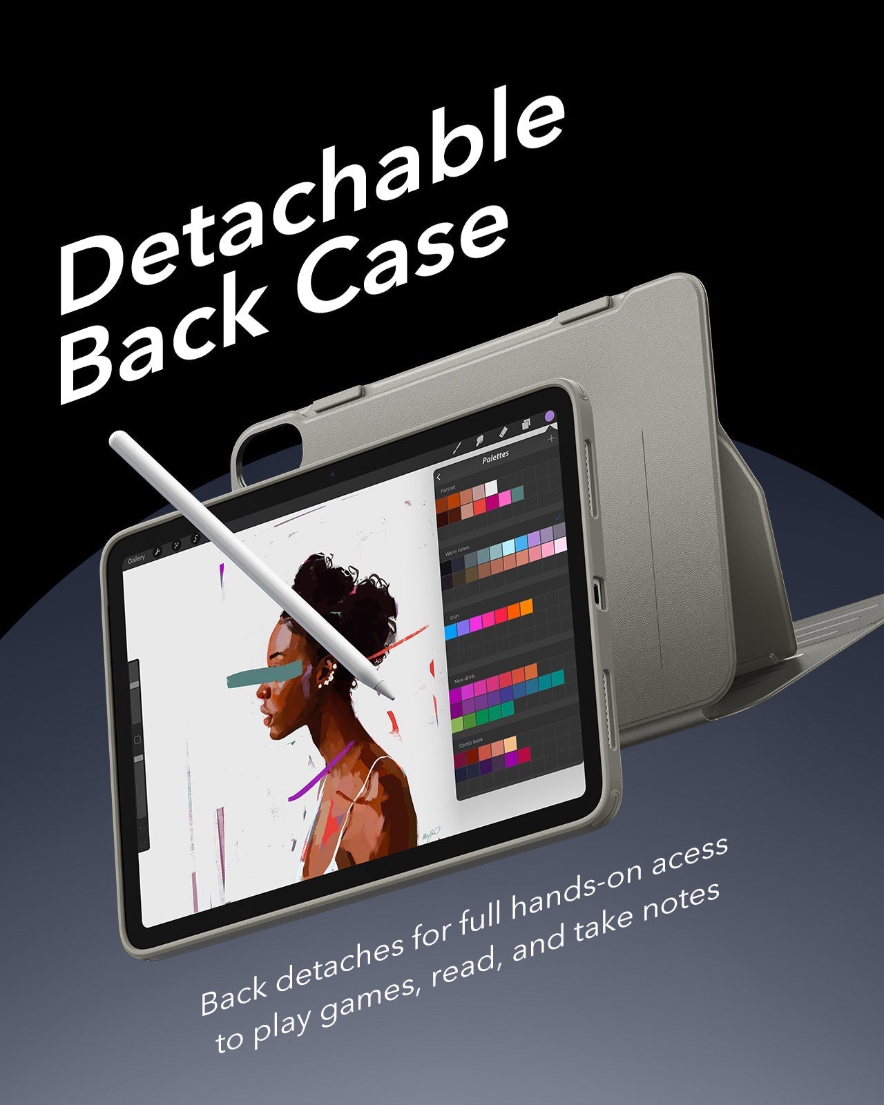 iPad Air 13" (M4) 2026 Shift Magnetic Case - Titanium ESR ESR