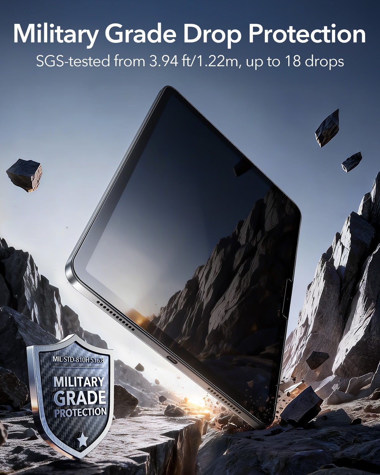 iPad Air 13" (M4) 2026 UltraFit Armorite® Paper-Feel Screen Protector – 2 Pack ESR ESR