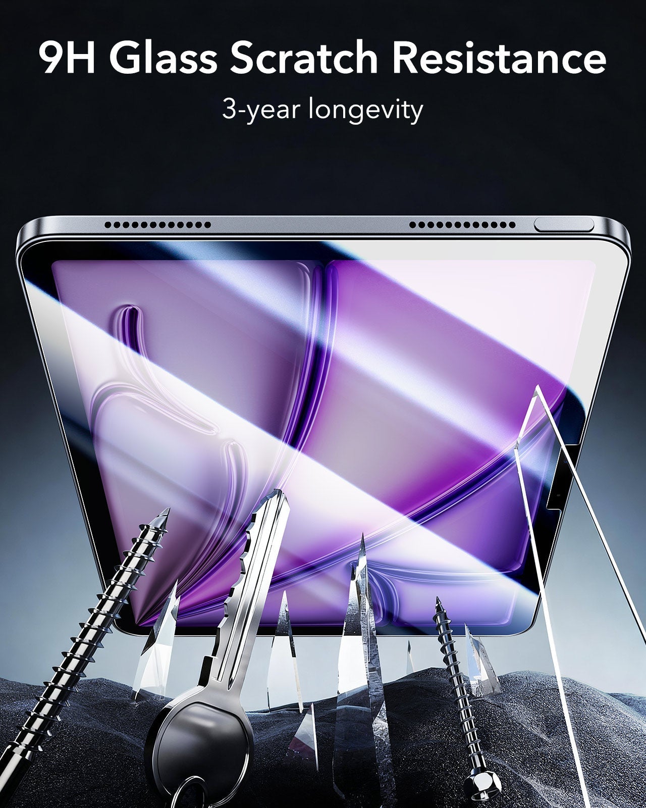 iPad Air 13" (M4) 2026 UltraFit Armorite®  Screen Protector - 2 Pack ESR ESR