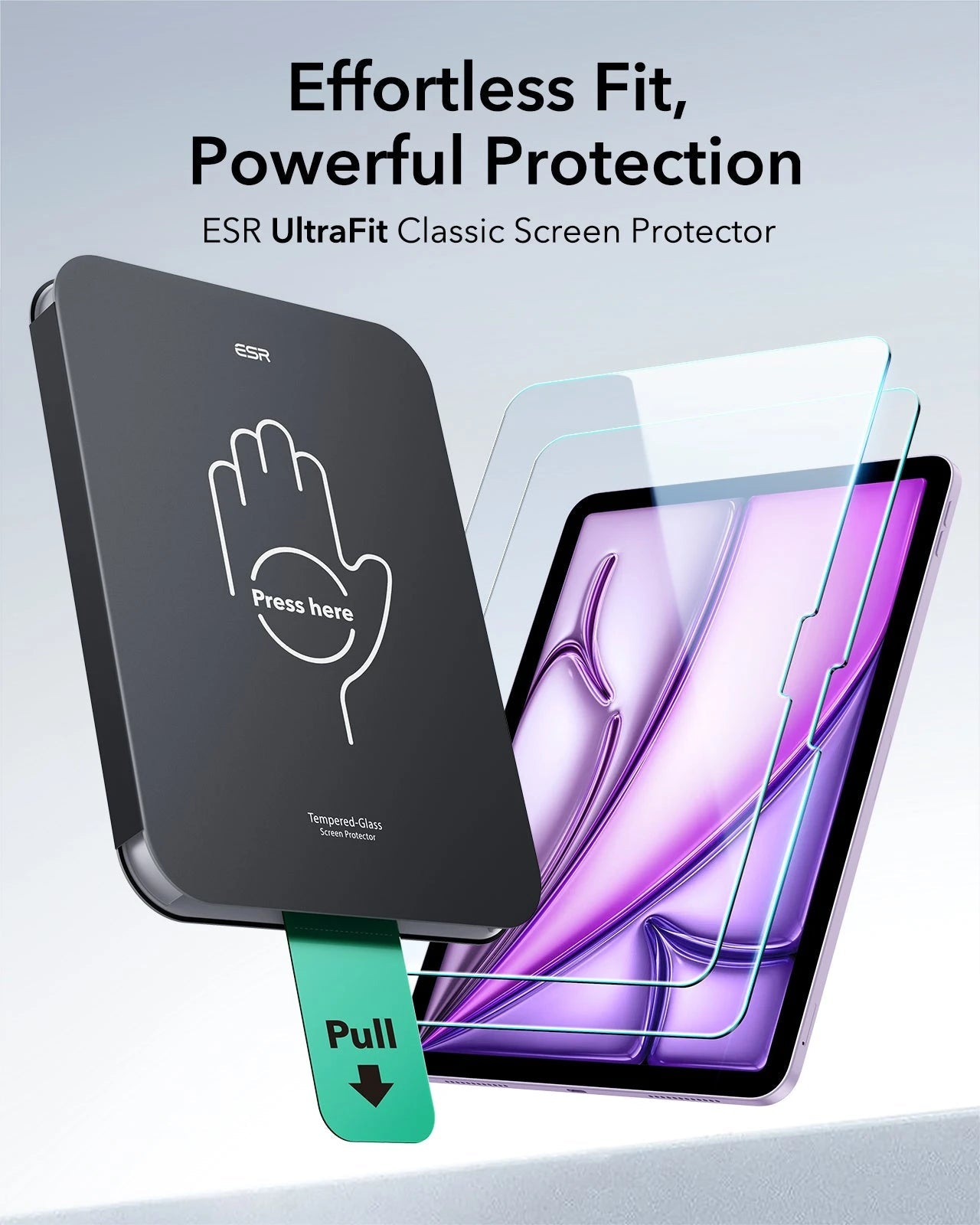 iPad Air 13" (M4) 2026 UltraFit Classic Screen Protector - 2 Pack ESR ESR