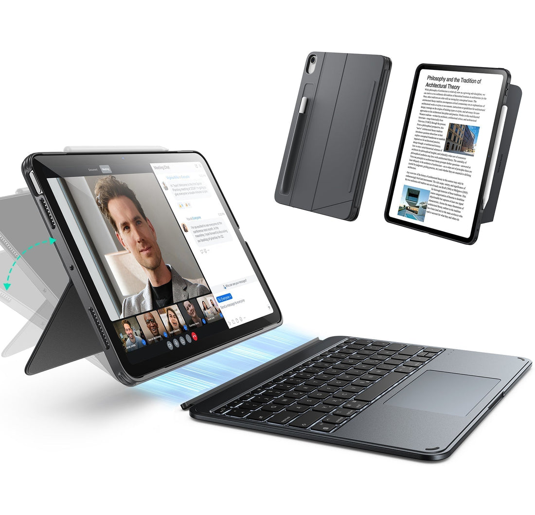 iPad Air 13" (M4, 2026) Shift Tastaturhülle (abnehmbar)  - DE Layout - Dark Gray ESR ESR