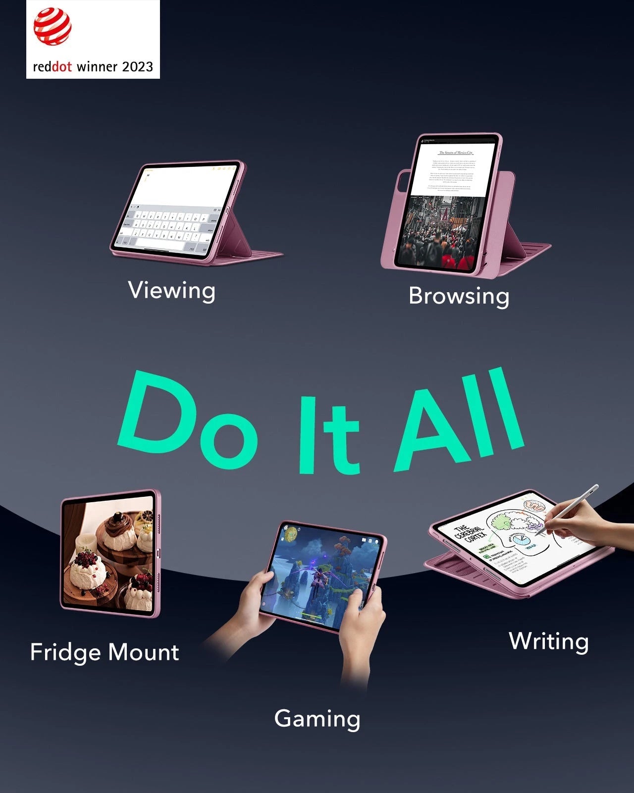 iPad Pro 11ʺ (2024) Shift Magnetic Case - Pink ESR ESR