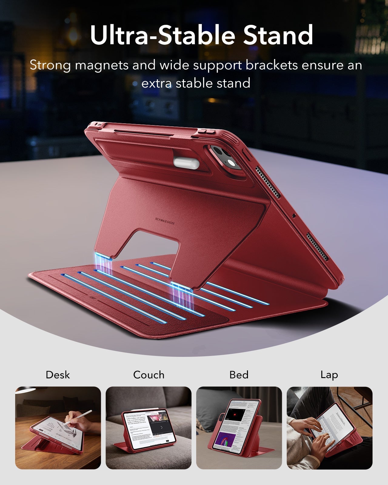 iPad Pro 11ʺ (2024) Shift Magnetic Case - Red ESR ESR