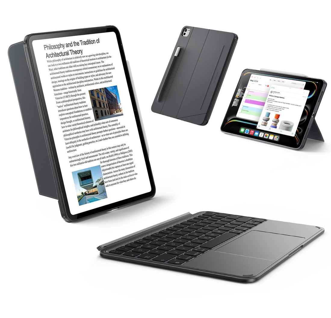 iPad Pro 11" (2024) Shift Keyboard Case (Detachable) - US Layout - Dark Gray ESR ESR