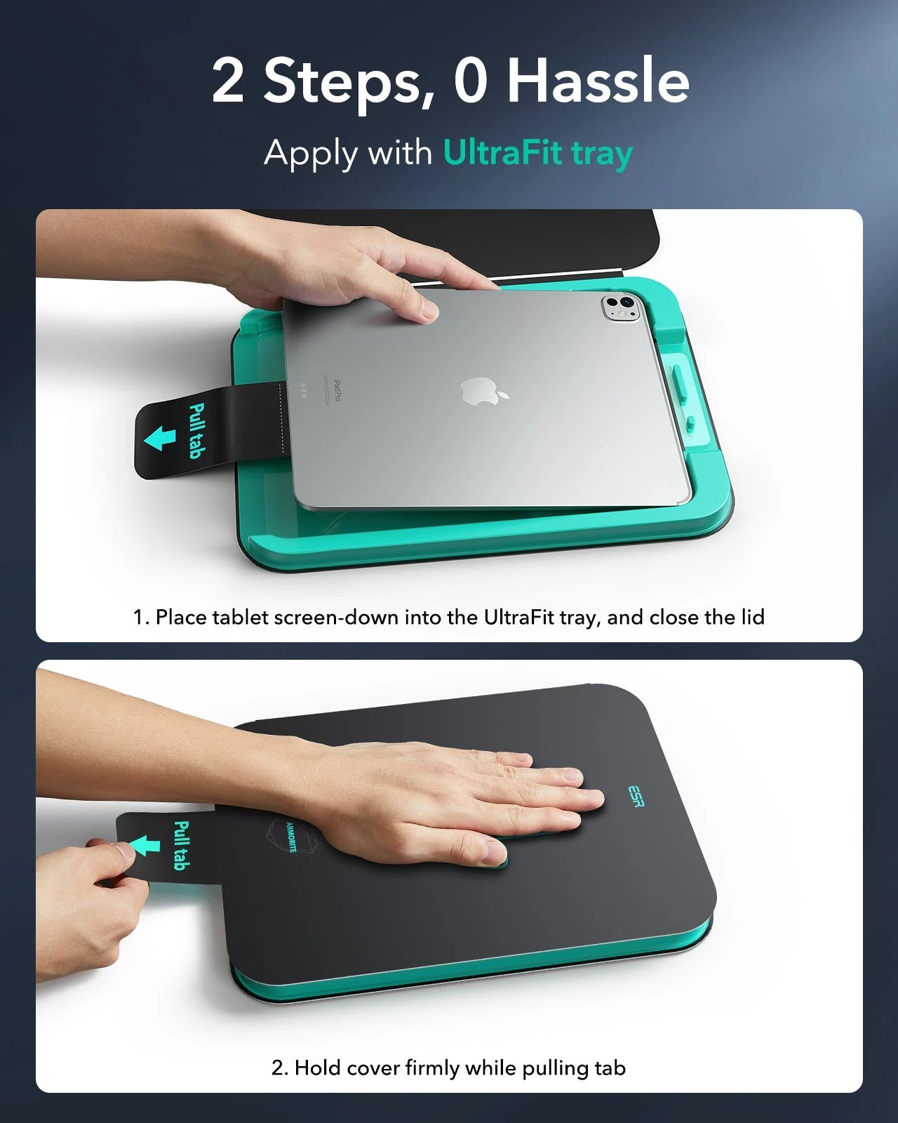 iPad Pro 11" (2025) Bundle Shift Magnetic Case & Armorite® Protection - Navy Blue ESR ESR