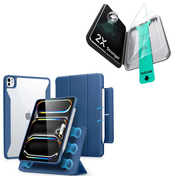 iPad Pro 11ʺ (2025) Rebound Case and Screen Protector Bundle - Navy Blue ESR ESR
