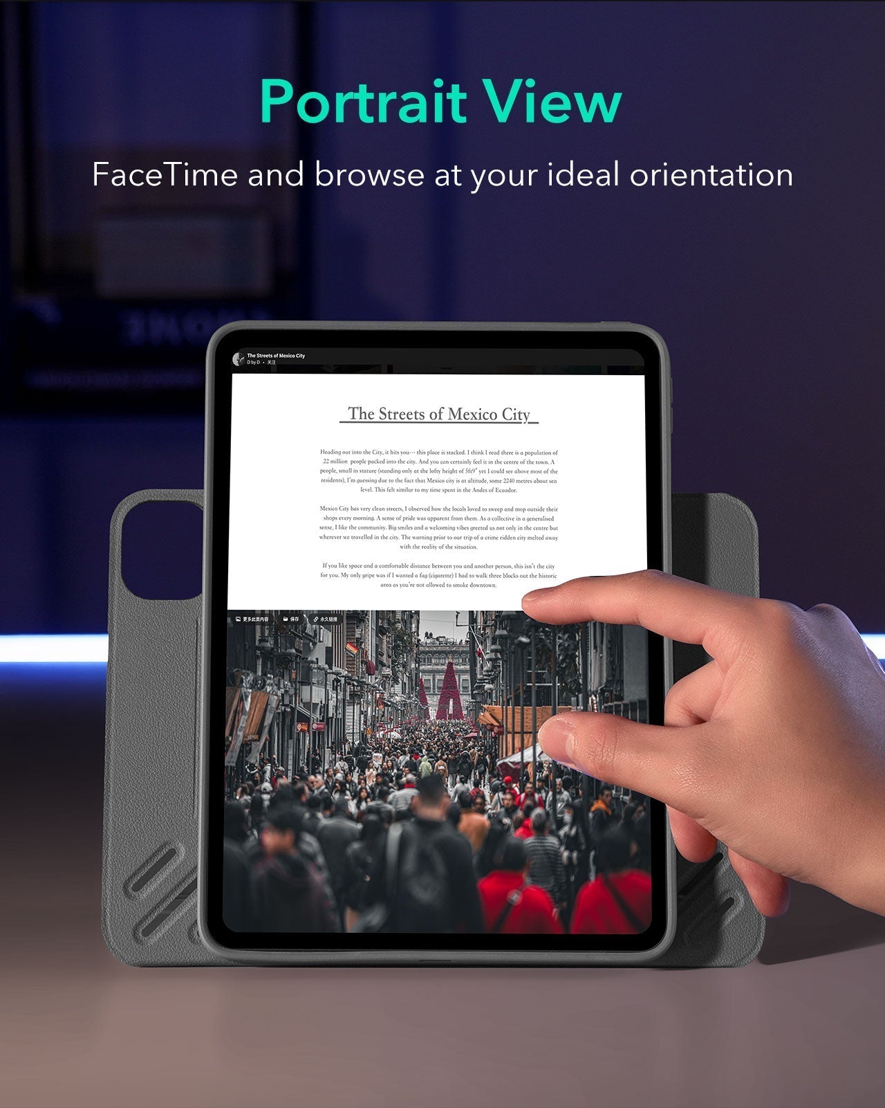 iPad Pro 11ʺ (2025) Shift Magnetic Case - Gray ESR ESR