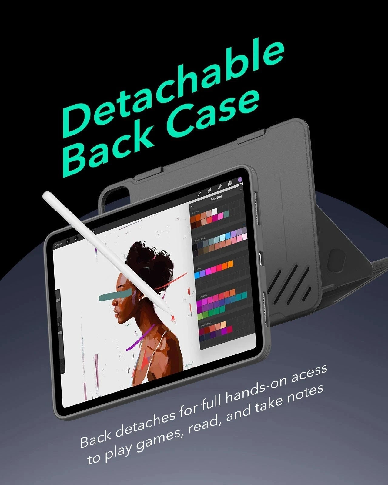 iPad Pro 11ʺ (2025) Shift Magnetic Case - Gray ESR ESR