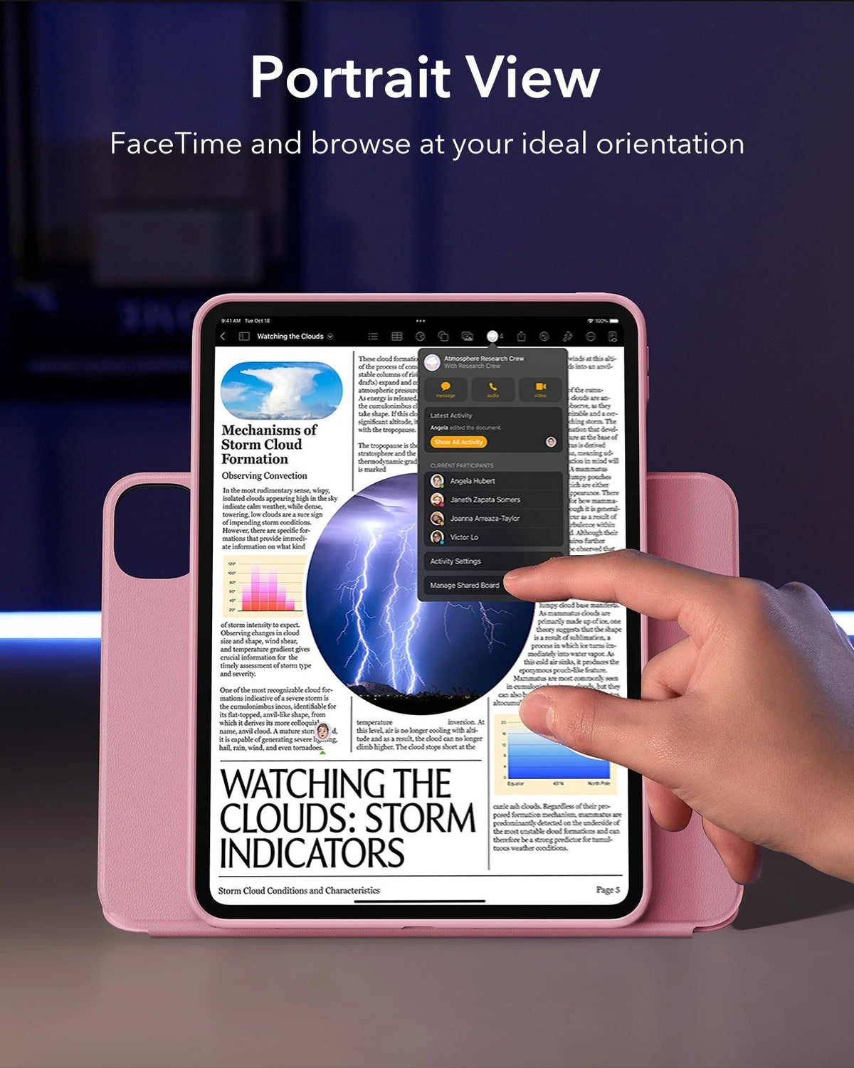 iPad Pro 11ʺ (2025) Shift Magnetic Case - Pink ESR ESR