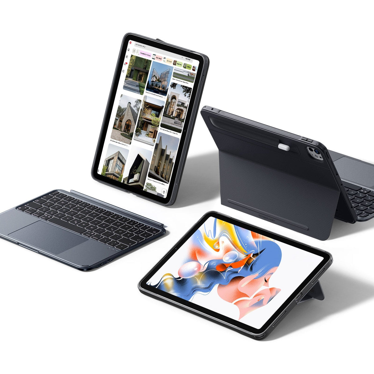 iPad Pro 11" (2025) Shift Tastaturhülle (abnehmbar)- DE Layout - Dark Gray ESR ESR