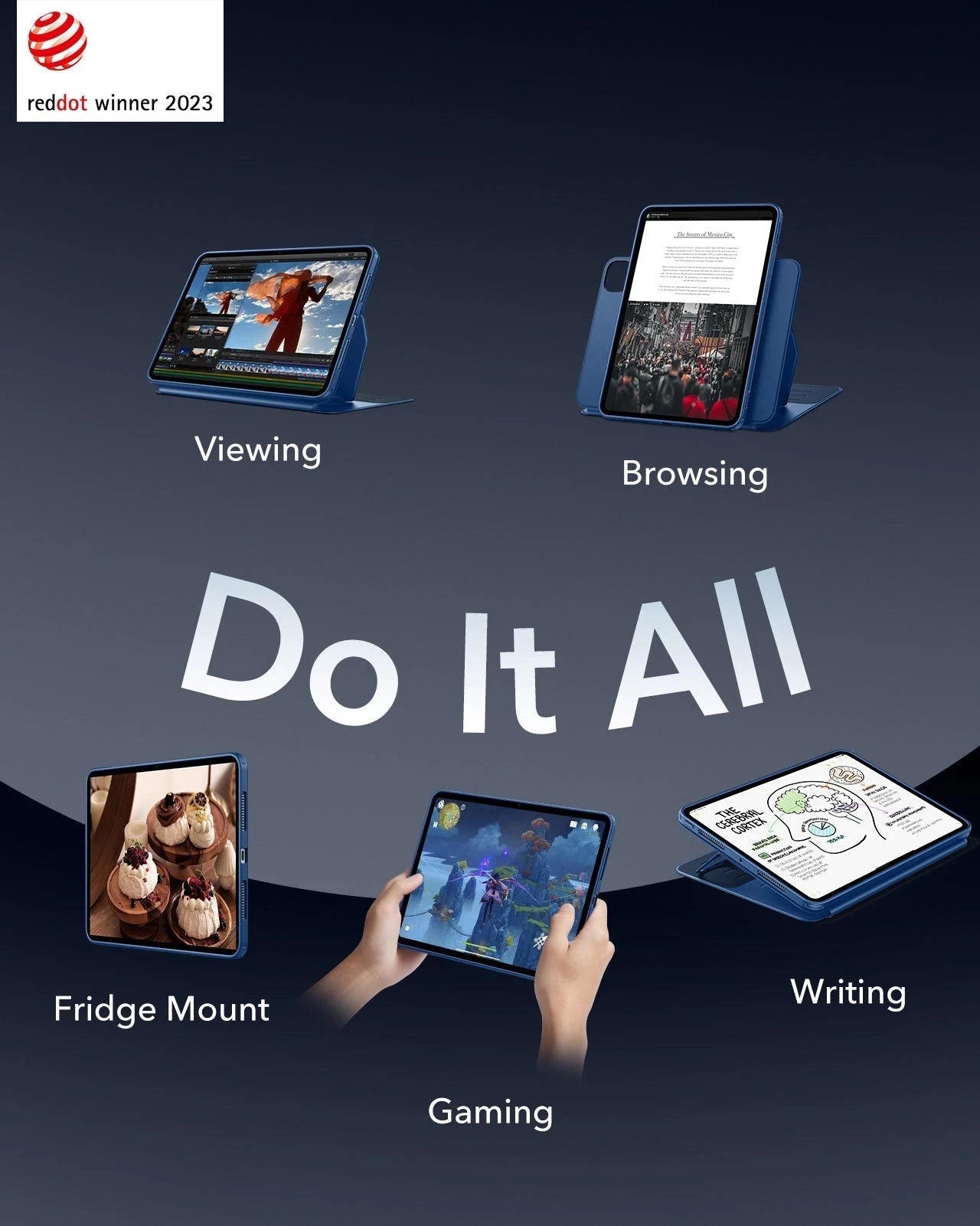 iPad Pro 11" (2025) Shift Transformation Bundle - Blue ESR ESR