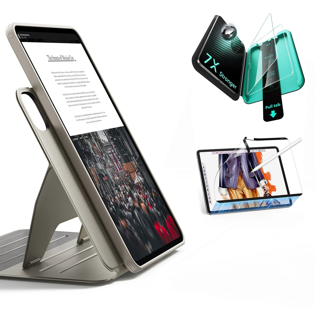 iPad Pro 11" (2025) Shift Transformation Bundle - Titanium ESR ESR