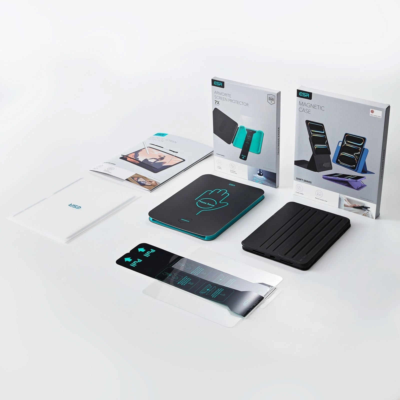 iPad Pro 11" (2025) Shift Transformation Bundle - Titanium ESR ESR