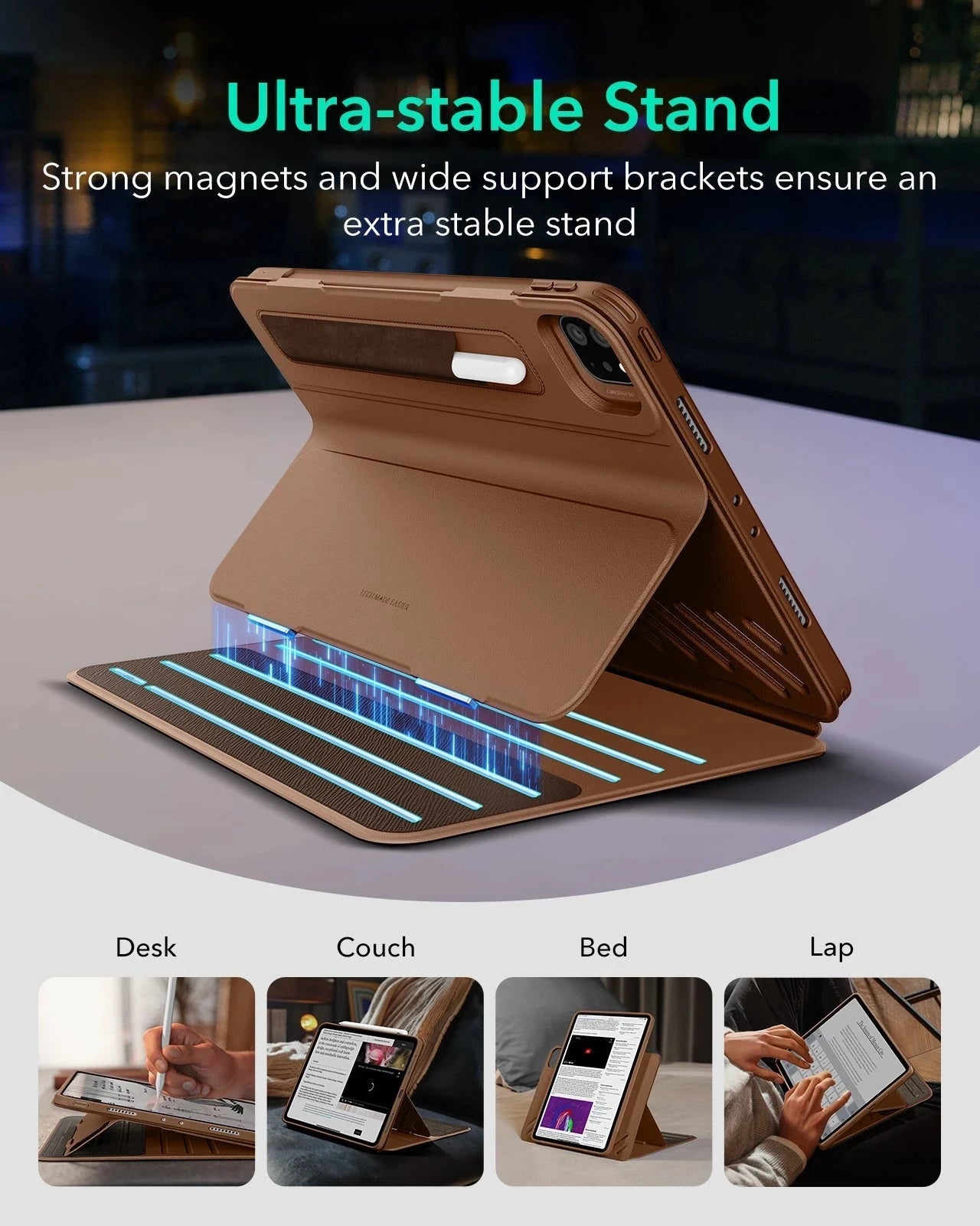 iPad Pro 11" (2025) Shift Transformation Bundle - Brown ESR ESR