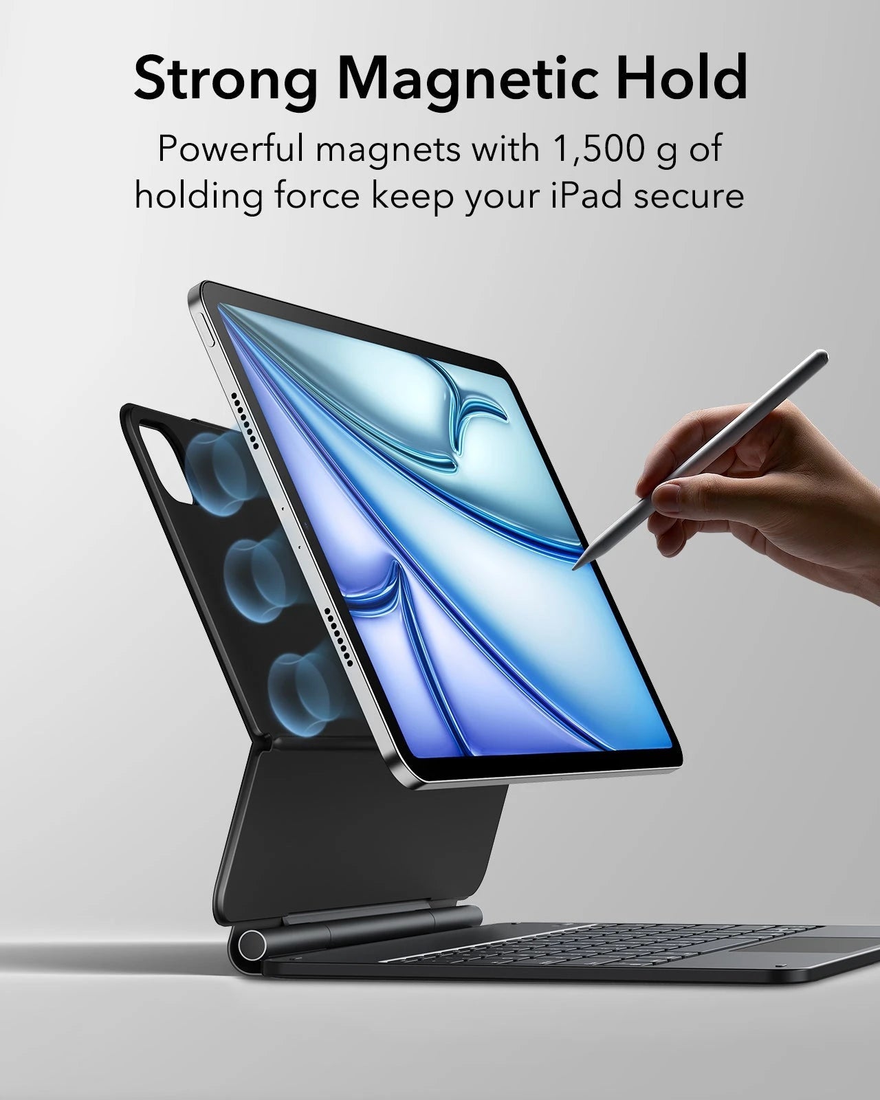iPad Pro 12.9″ (2022) Rebound Magnetic Keyboard Case - US Layout-Black ESR ESR