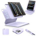 iPad Pro 13” (2024) Rebound Magnetic Keyboard Case 360 - US Layout-Purple ESR ESR