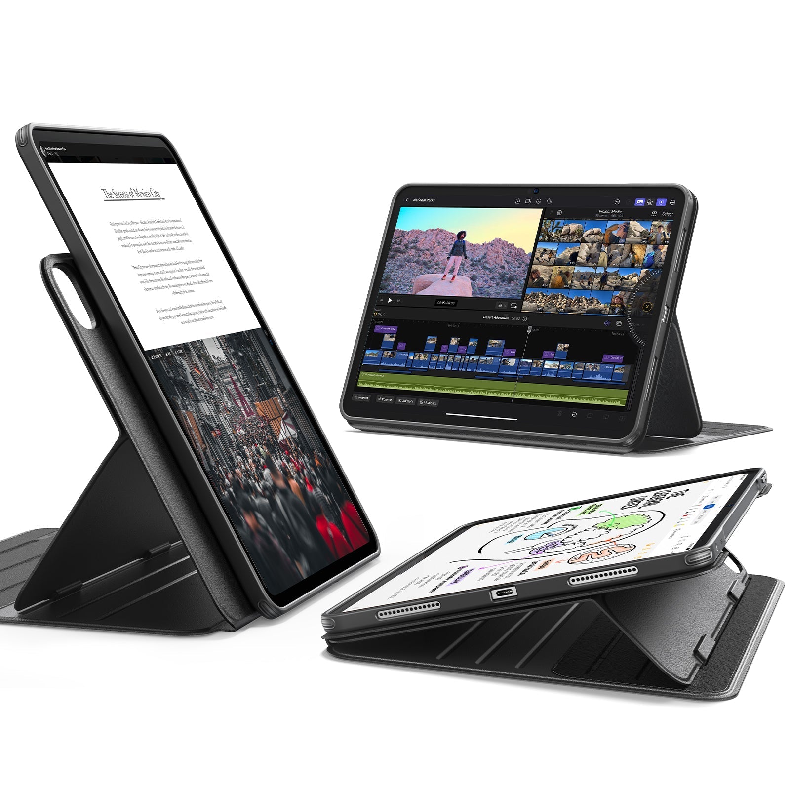 iPad Pro 13ʺ (2024) Shift Magnetic Case - Black ESR ESR