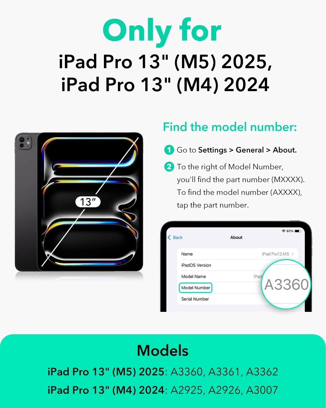 iPad Pro 13ʺ (2024) Shift Magnetic Case - Brown ESR ESR