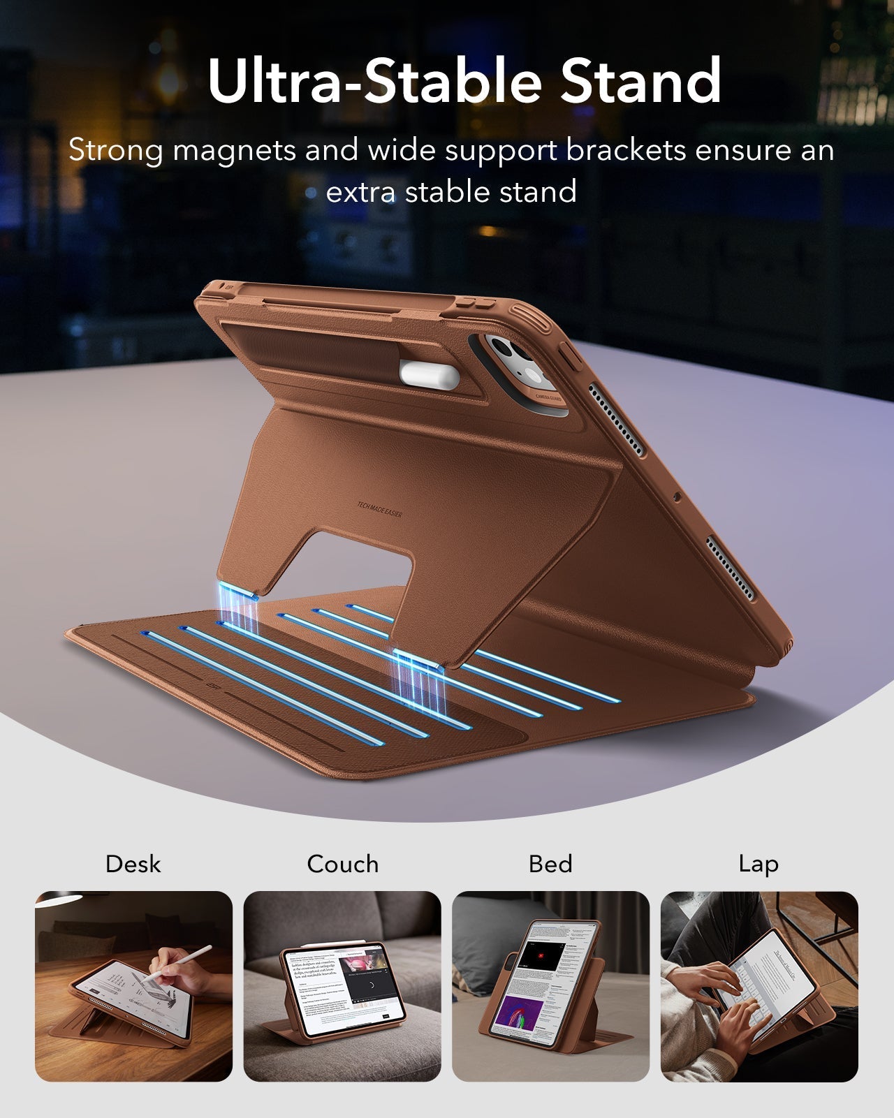 iPad Pro 13ʺ (2024) Shift Magnetic Case - Brown ESR ESR