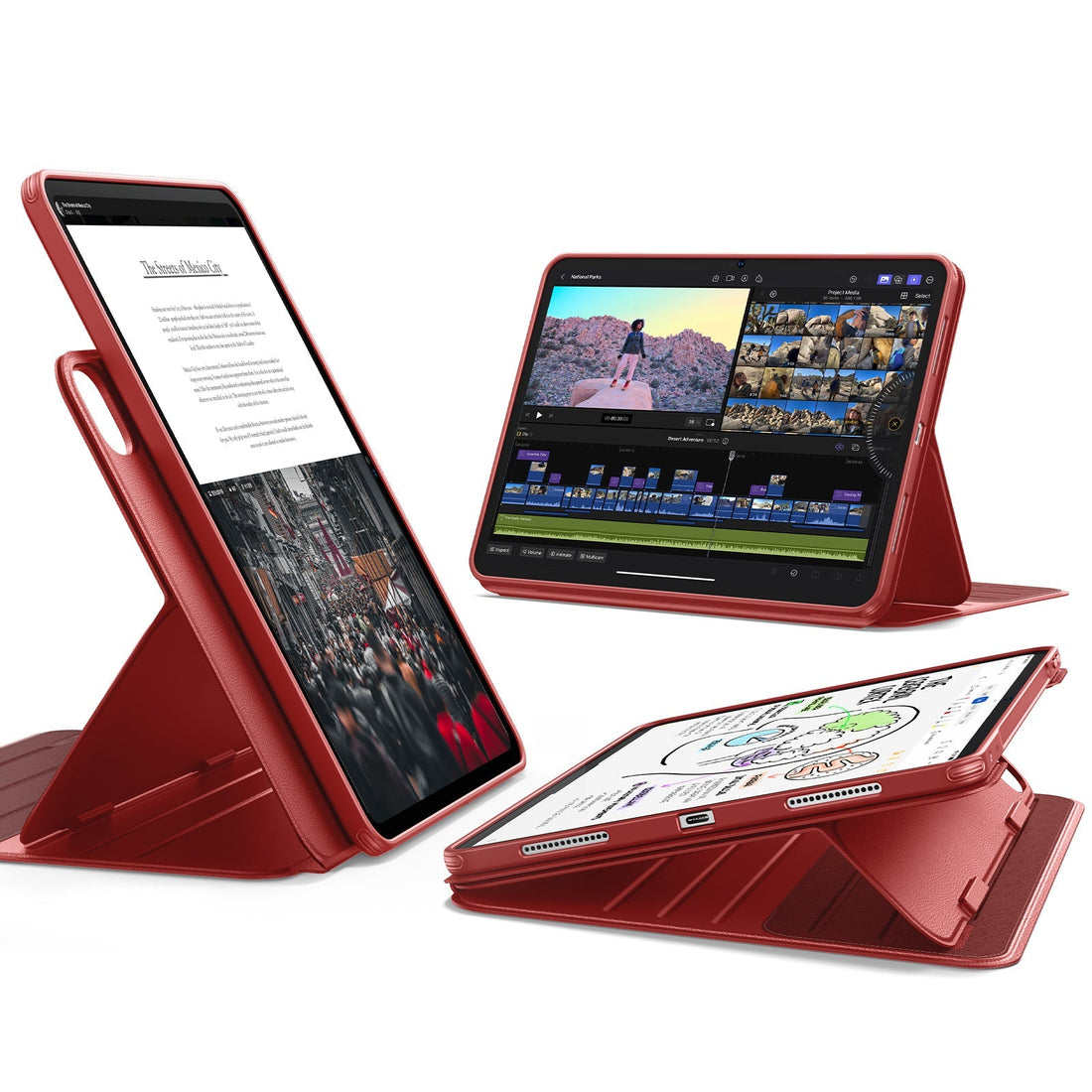 iPad Pro 13ʺ (2024) Shift Magnetic Case - Red ESR ESR