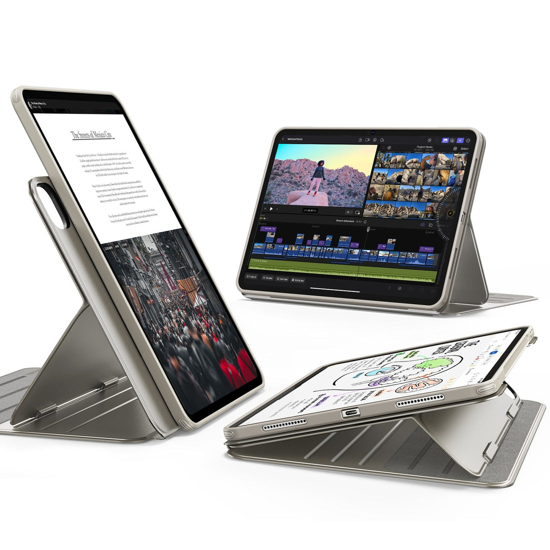 iPad Pro 13ʺ (2024) Shift Magnetic Case - Titanium ESR ESR