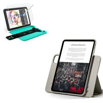 iPad Pro 13" (2025) Bundle Shift Magnetic Case & Armorite® Paper-Feel Protection - Titanium ESR ESR