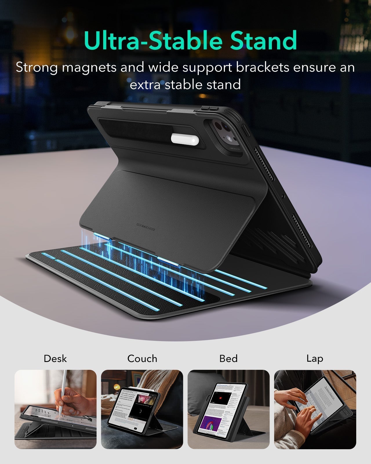 iPad Pro 13" (2025) Bundle Shift Magnetic Case & Armorite® Protection - Black ESR ESR