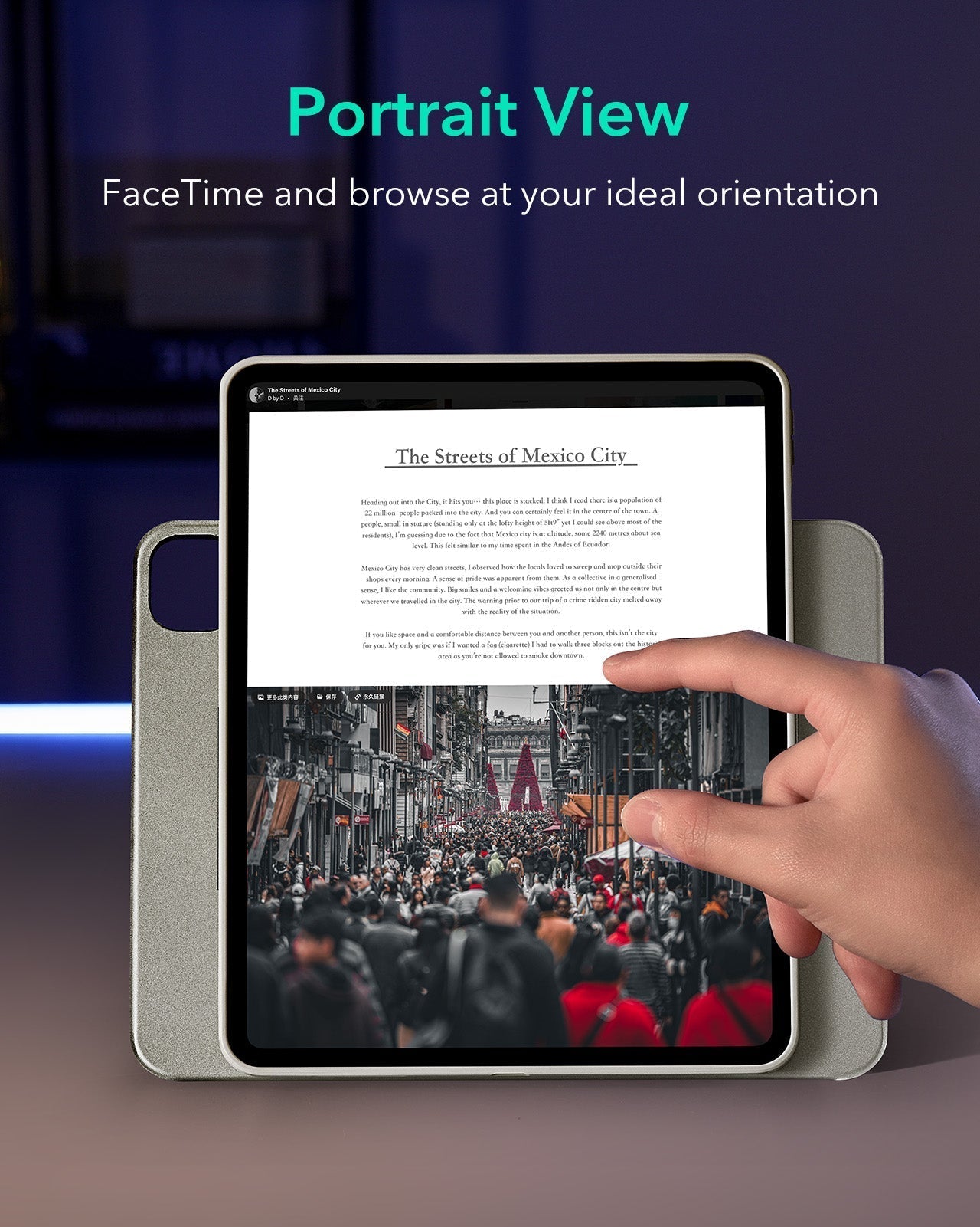 iPad Pro 13" (2025) Bundle Shift Magnetic Case & Armorite® Protection - Titanium ESR ESR