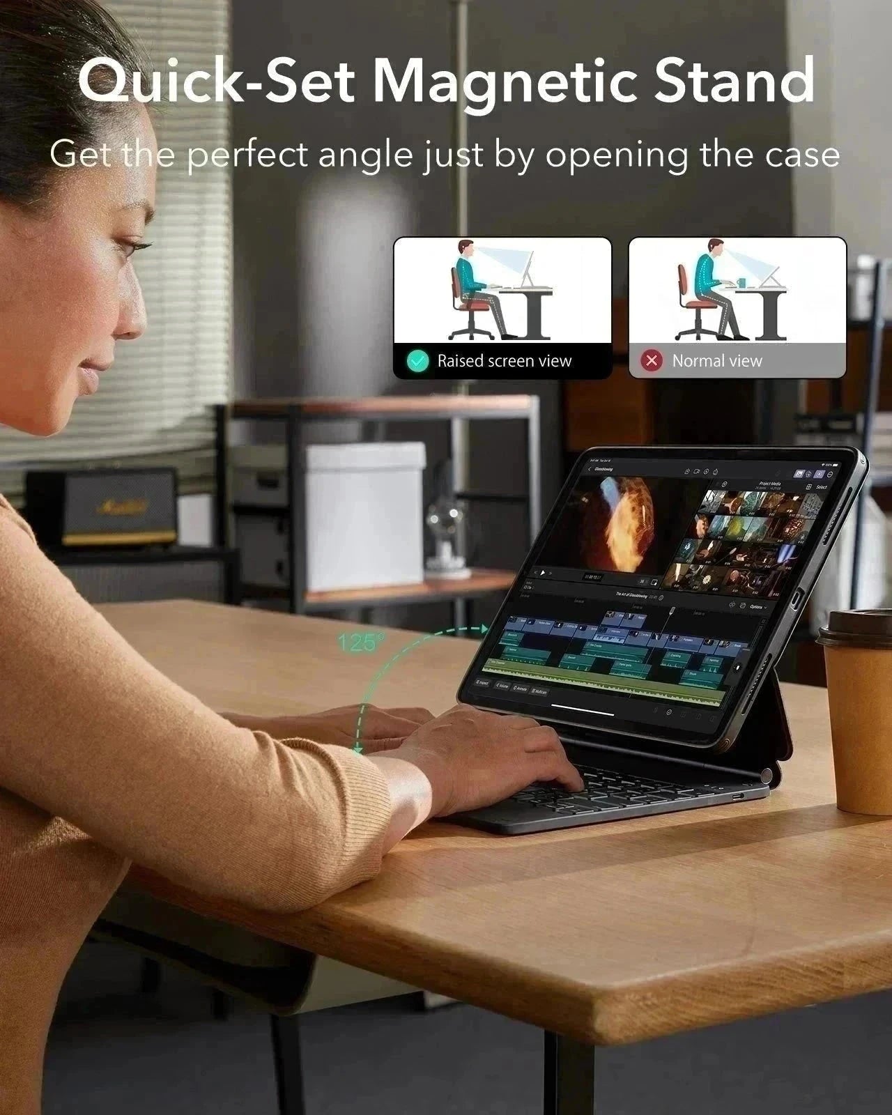 quick-set magnetic stand