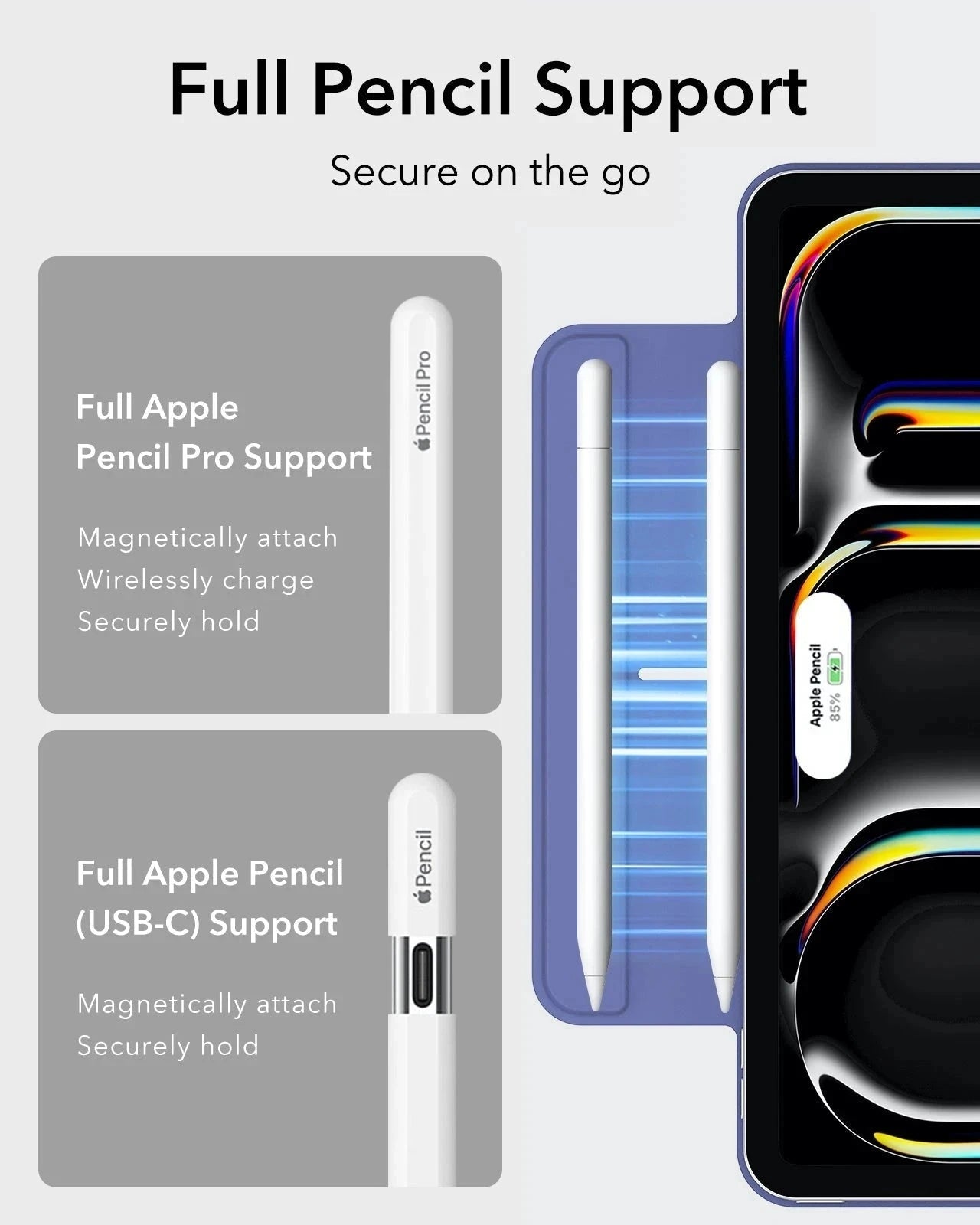 iPad Pro 13" (2025) Rebound Magnetic Case - Lavender ESR ESR