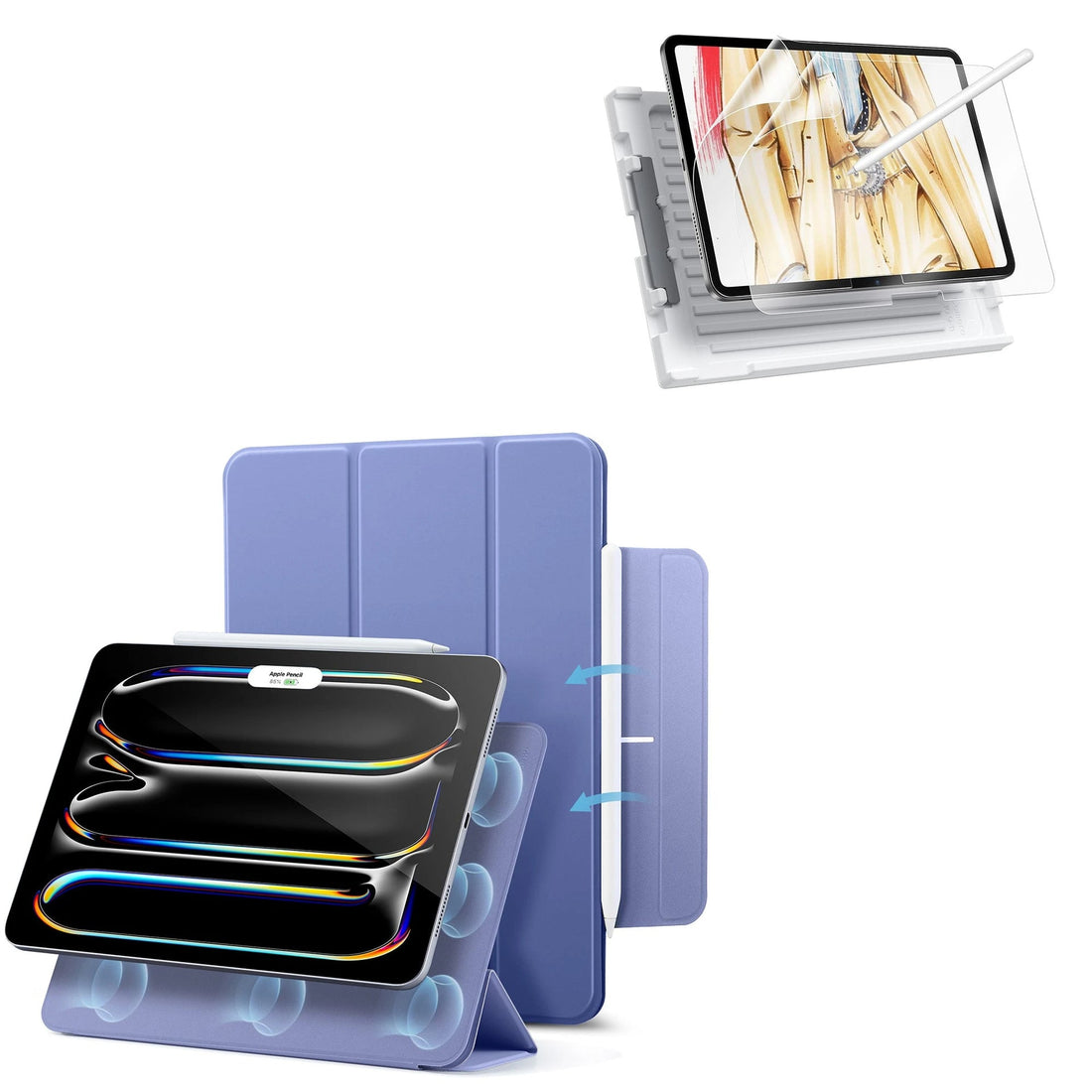 iPad Pro 13ʺ (2025) Rebound Paper-Feel Bundle - Lavender ESR ESR