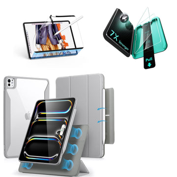 iPad Pro 13ʺ (2025) Rebound Transformation Bundle - Grey ESR ESR