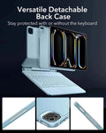 iPad Pro 13ʺ (2025) Bundle Rebound Magnetic Keyboard Case 360 & Armorite Screen Protectors  - US Layout-Blue ESR ESR
