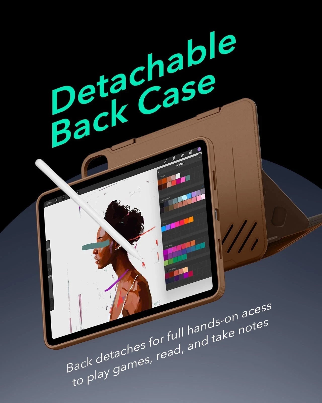 ipad Pro 13 ipad case  brown