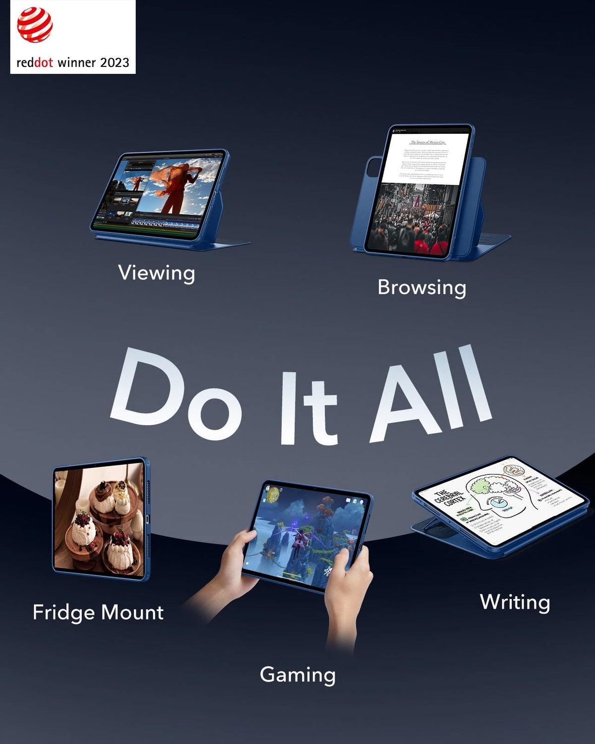 iPad Pro 13ʺ (2025) Shift Magnetic Case - Navy Blue ESR ESR