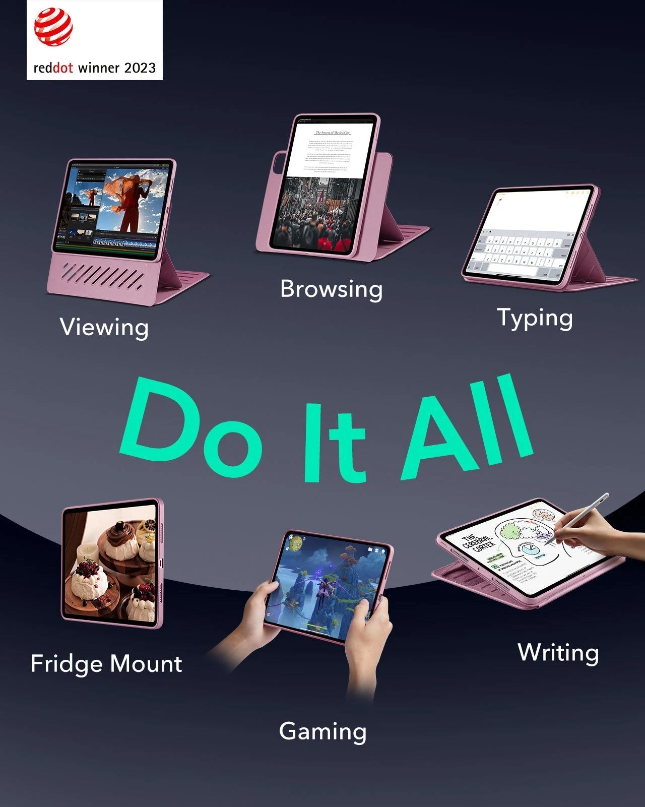 iPad Pro 13ʺ (2025) Shift Magnetic Case- Pink ESR ESR