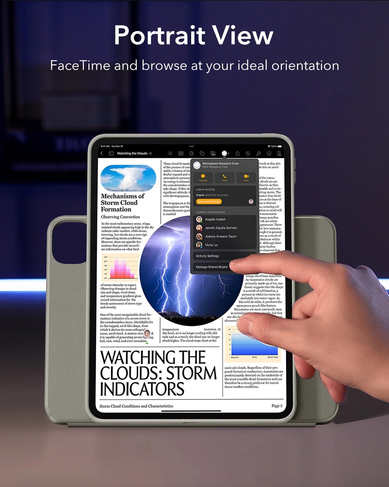 iPad Pro 13ʺ (2025) Shift Magnetic Case - Titanium ESR ESR