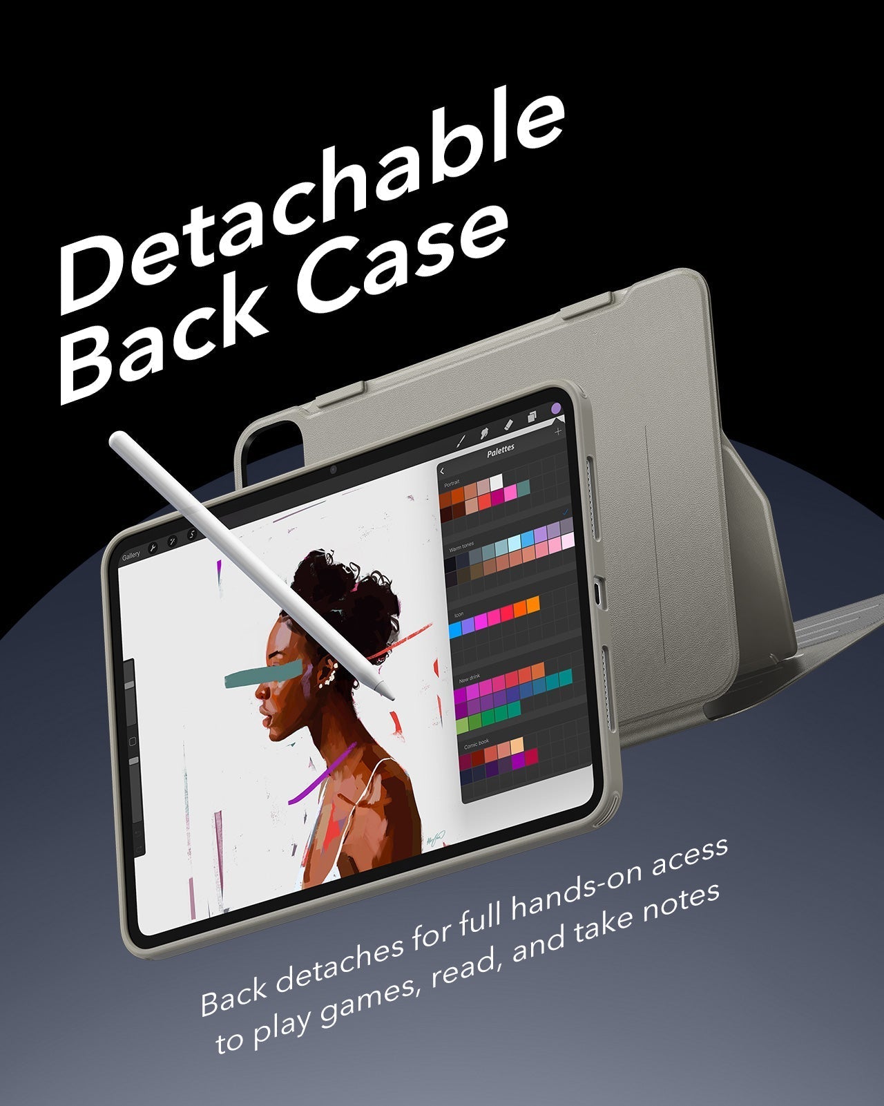 iPad Pro 13ʺ (2025) Shift Magnetic Case - Titanium ESR ESR