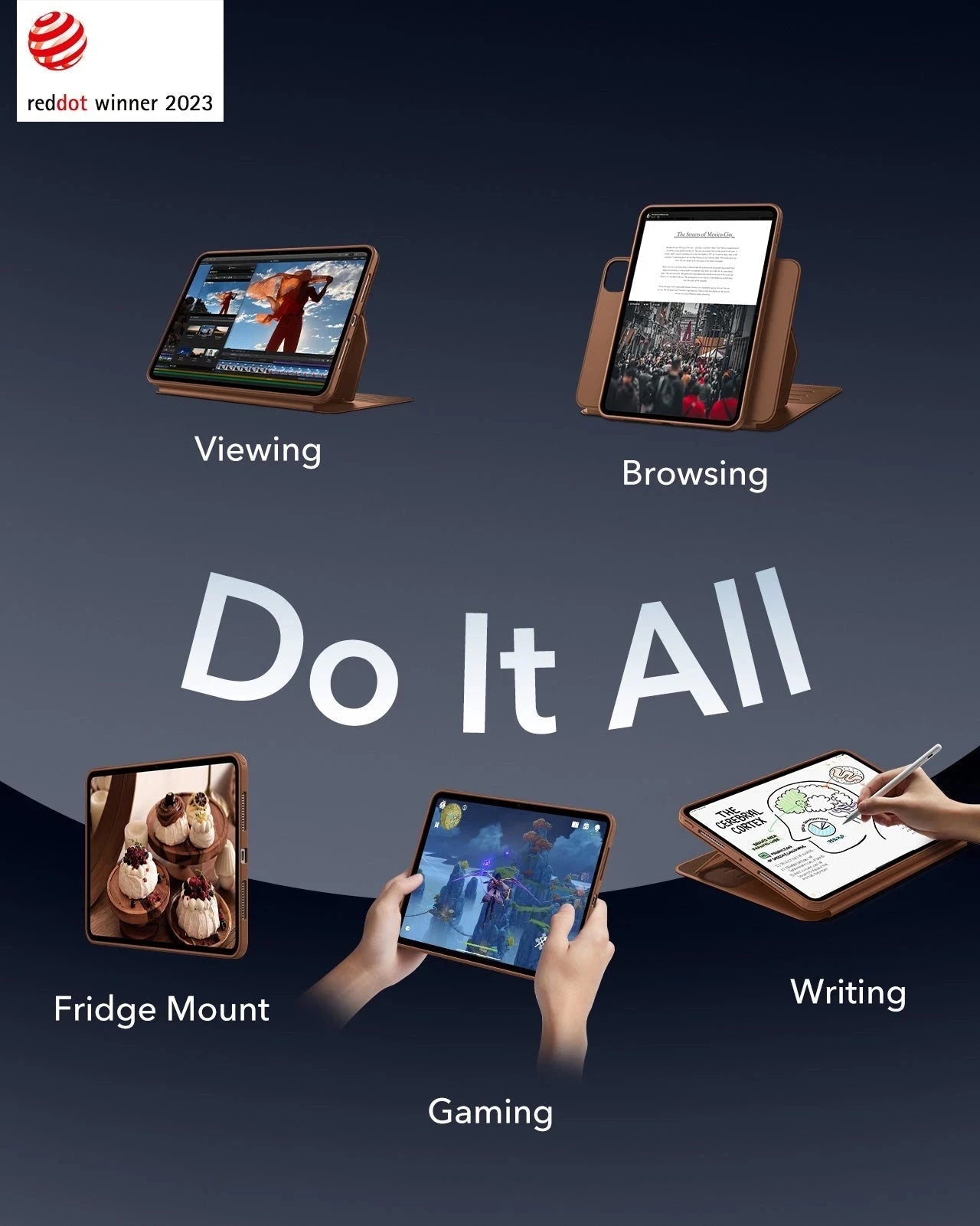 iPad Pro 13" (2025) Shift Transformation Bundle - Brown ESR ESR