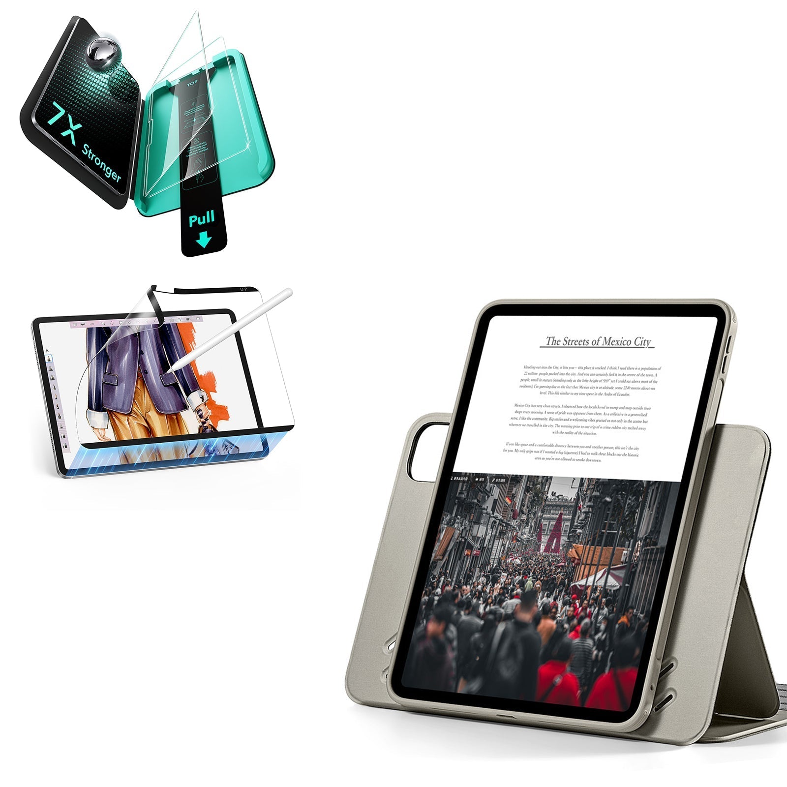 iPad Pro 13" (2025) Shift Transformation Bundle - Titanium ESR ESR