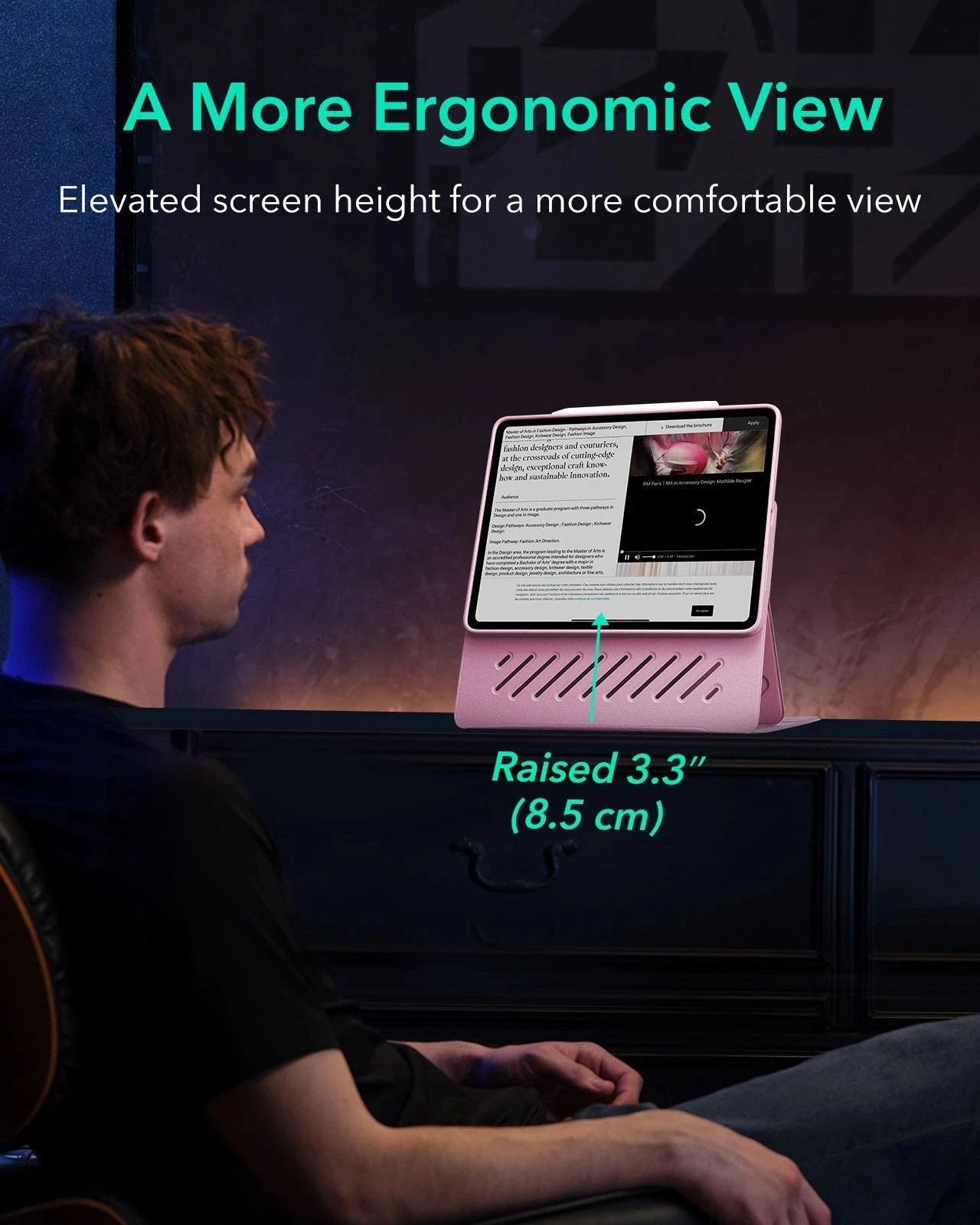 iPad Pro 13" (2025) Shift Transformation Bundle - Pink ESR ESR