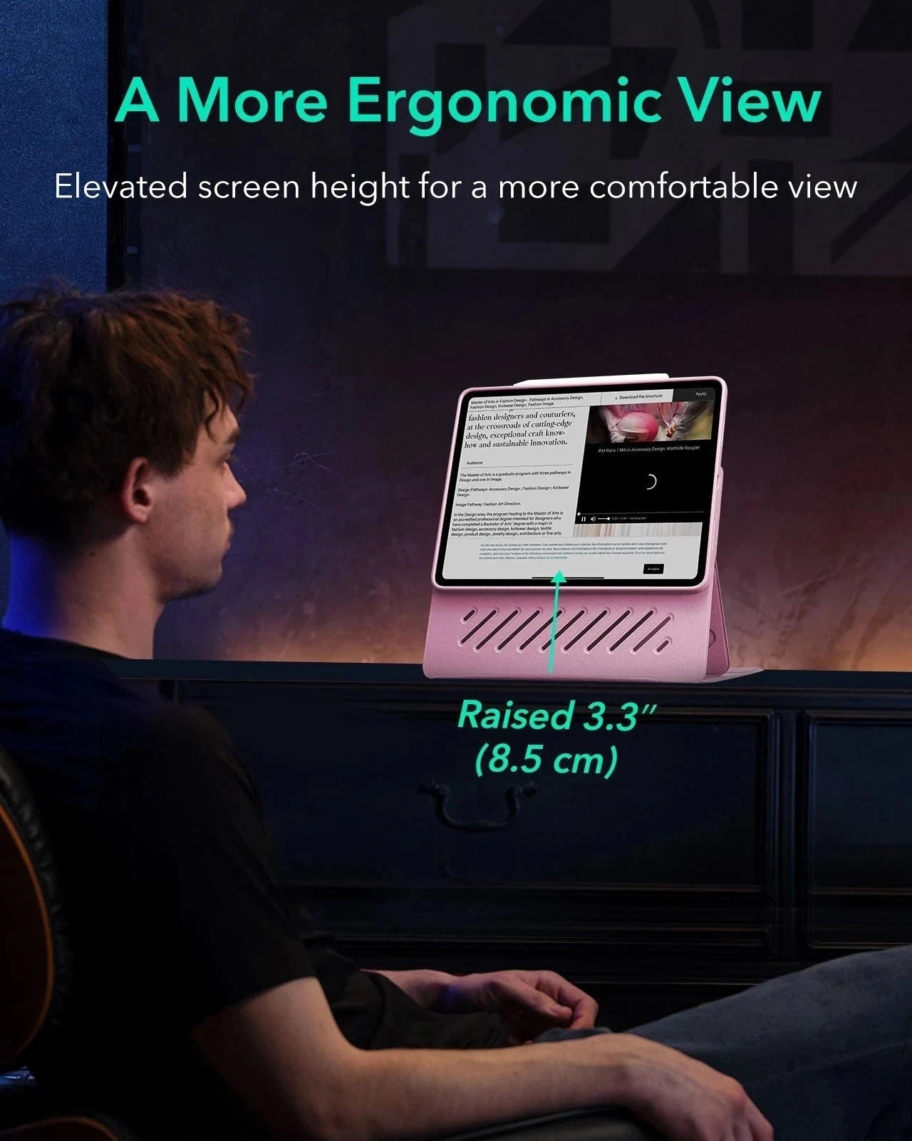 iPad Pro 13" (2025) Shift Transformation Bundle - Pink ESR ESR