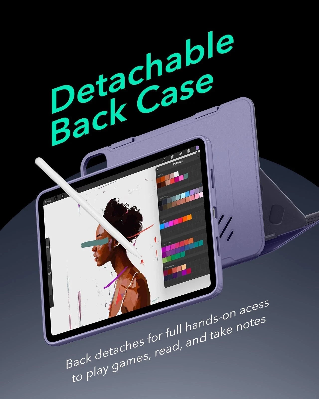 iPad Pro 13" (2025) Shift Transformation Bundle - Purple ESR ESR