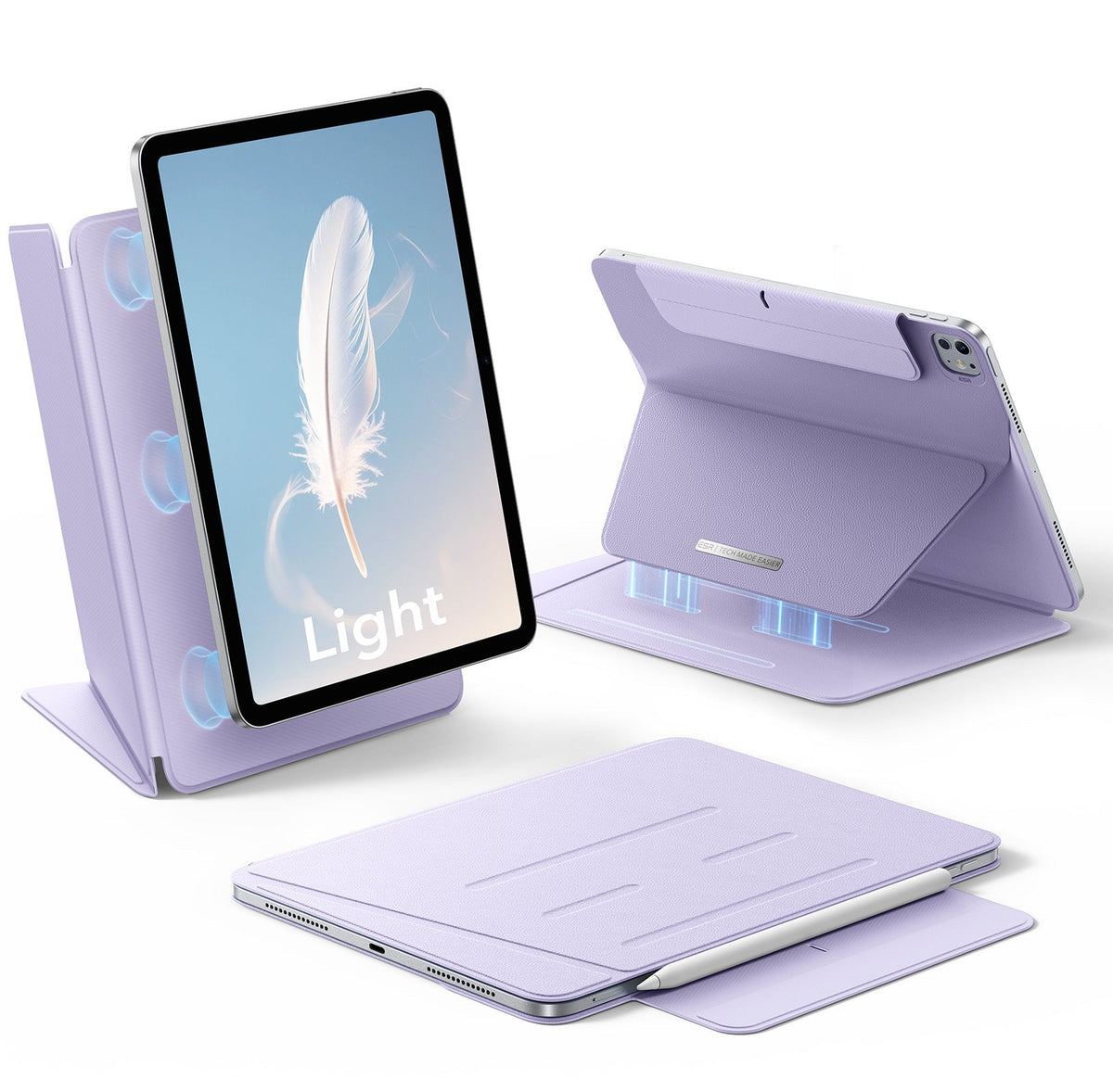 iPad Pro 13" (M5) 2025 AirStance Magnetic Case - Purple ESR ESR