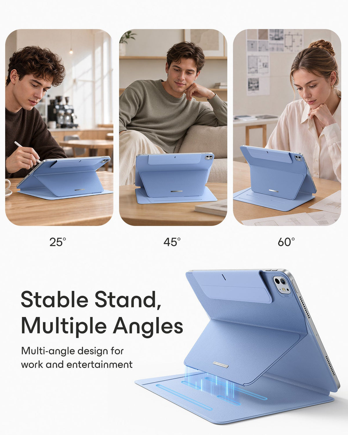 iPad Pro 13" (M5) 2025 AirStance Magnetic Creator Bundle - Sky Blue ESR ESR